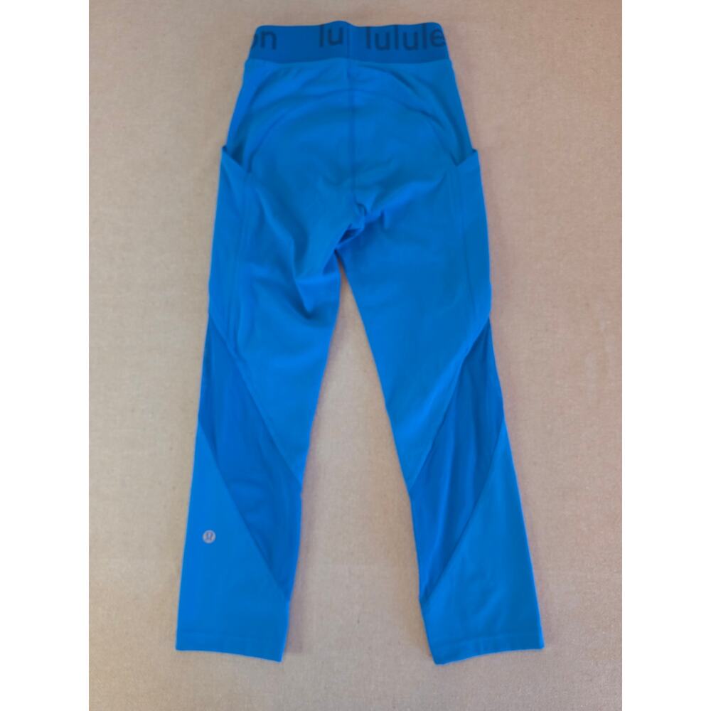 Lululemon InStill High-Rise Leggings Poolside Blue Sz 2 - Picture 4 of 5